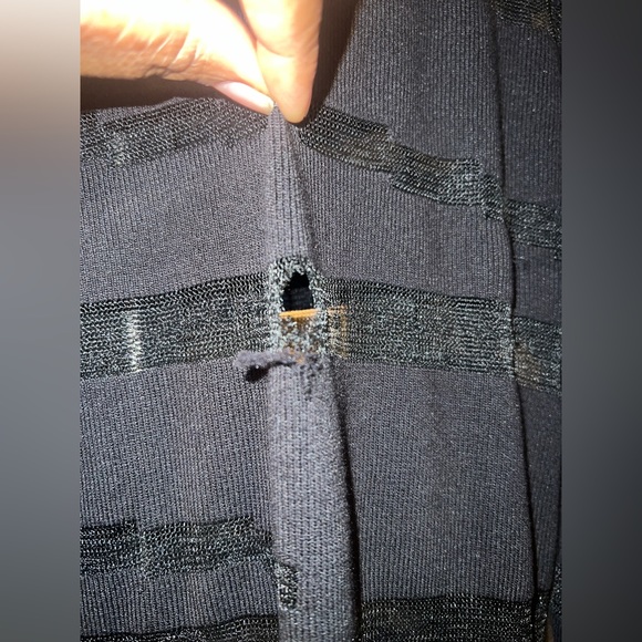 Black Sheer Mesh Body-con Dress - Picture 5 of 9